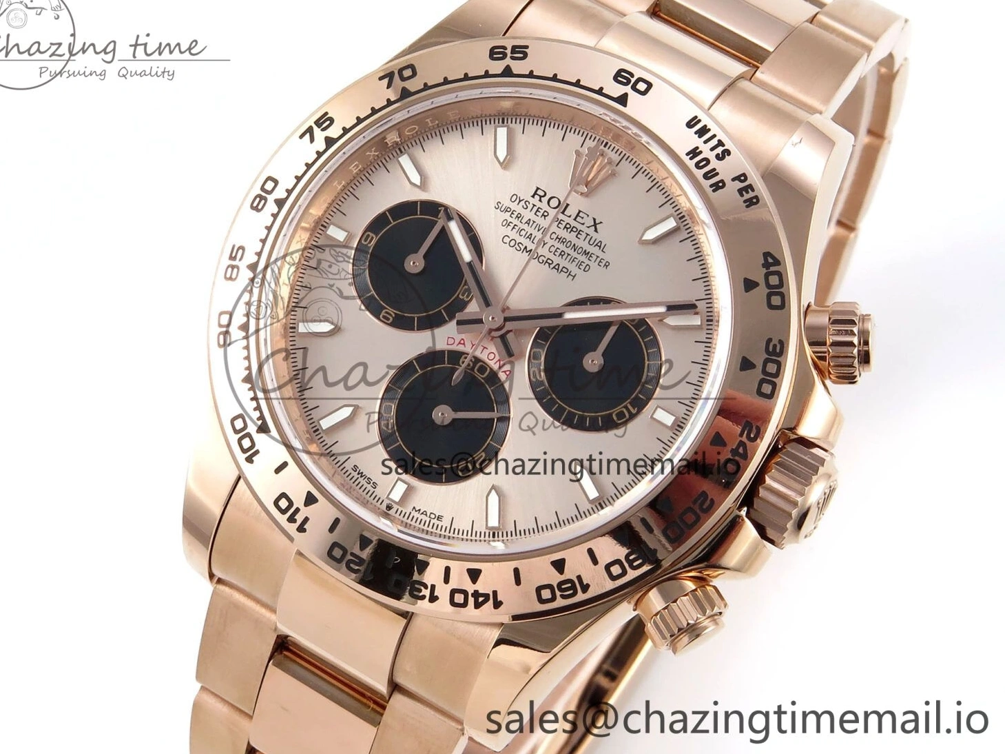 MiroTime 0507 Daytona 126505 APSF 1:1 Best Edition RG Black Dial on RG Braclet SH Sporty 730